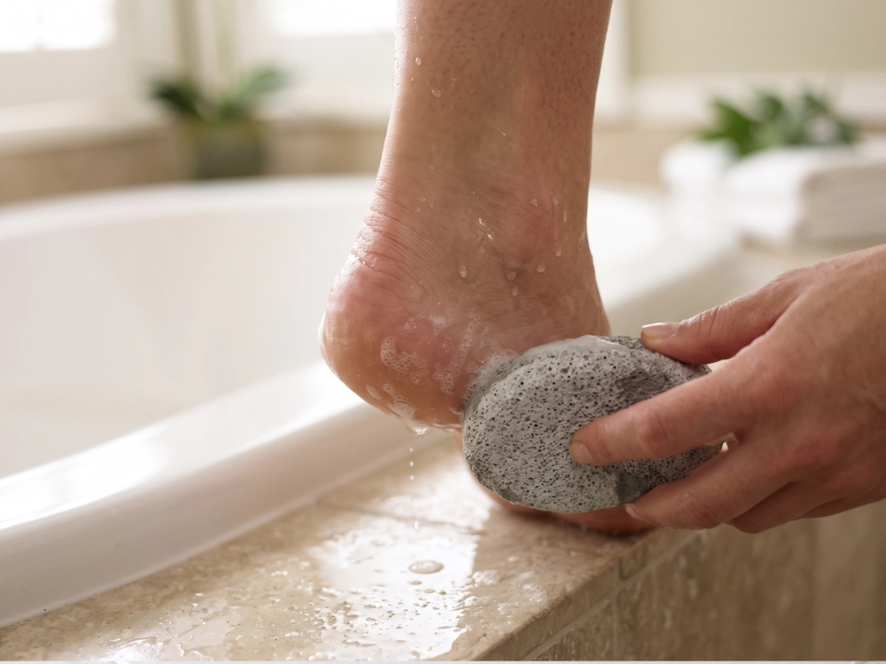 batu apung untuk pembersih kaki