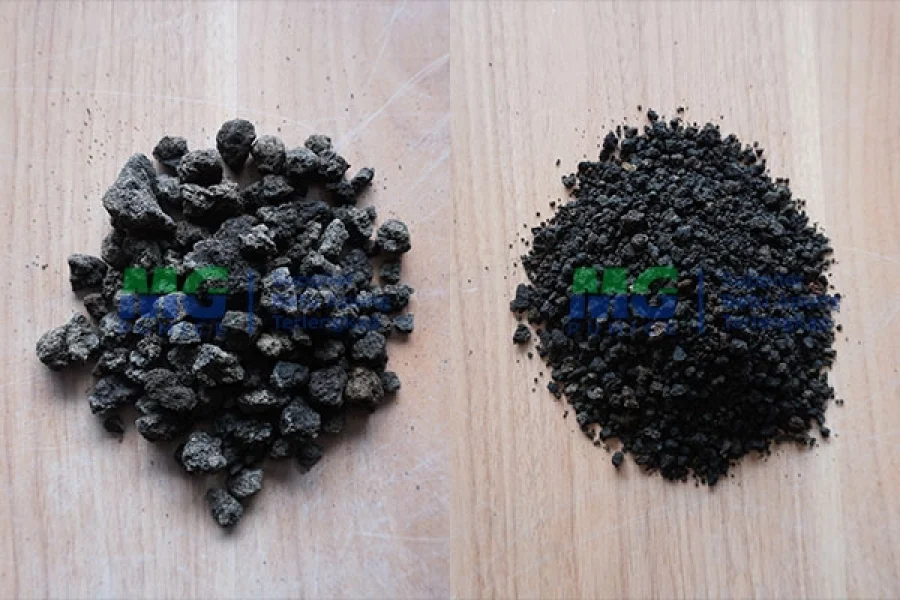 batu apung hitam halus